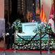 Calvin C. Goode is laid at state in front of Calvin C. Goode Municipal Building in Phoenix, Ariz on Saturday, Jan. 9, 2021. Family members and members of the community attended the public, socially distanced viewing for Goode who died on Wednesday, Dec. 23, 2020. He was 93.